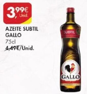 Pingo Doce Azeite Subtil Gallo 75cl promoção