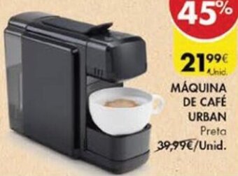 Máquina de Café Urban Preta