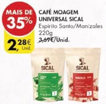 Pingo Doce Café Moagem Universal Sical 220g promoção