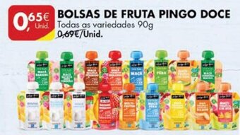 Pingo Doce Bolsas de Fruta Pingo Doce 90g promoção