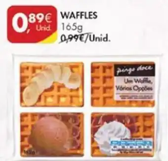 Pingo Doce Waffles Pingo Doce 165g promoção
