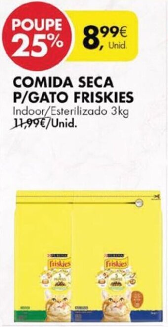 Pingo Doce Comida Seca P/Gato Friskies 3kg promoção