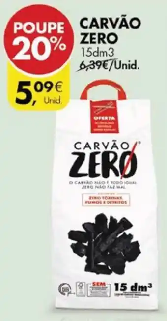 Pingo Doce Carvão Zero 15 dm³ promoção
