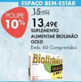 Pingo Doce Suplemento Alimentar Biolimão Gold 60 Comprimidos promoção