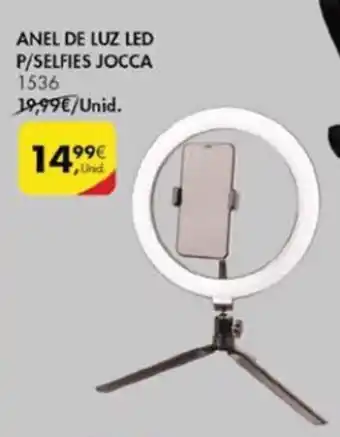 Pingo Doce Anel de Luz LED p/Selfies Jocca promoção