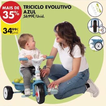 Pingo Doce Triciclo Evolutivo Azul promoção