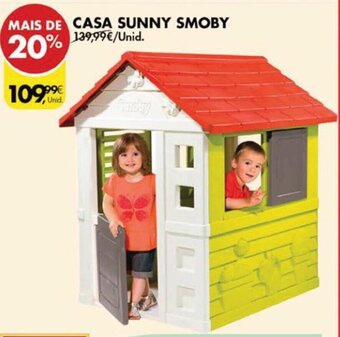 Pingo Doce Casa Sunny Smoby promoção