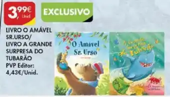 Pingo Doce Livro O Amável Sr. Urso/Livro A Grande Surpresa do Tubarão promoção