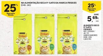 Continente Alimento Seco p/Gato Friskies 2kg promoção