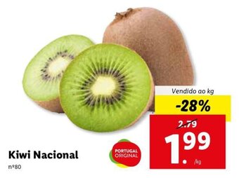 Lidl Kiwi Nacional promoção