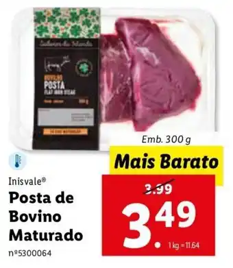Lidl Inisvale Posta de Bovino Maturado 300g promoção