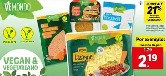Lidl Vemondo Lasanha Vegan promoção