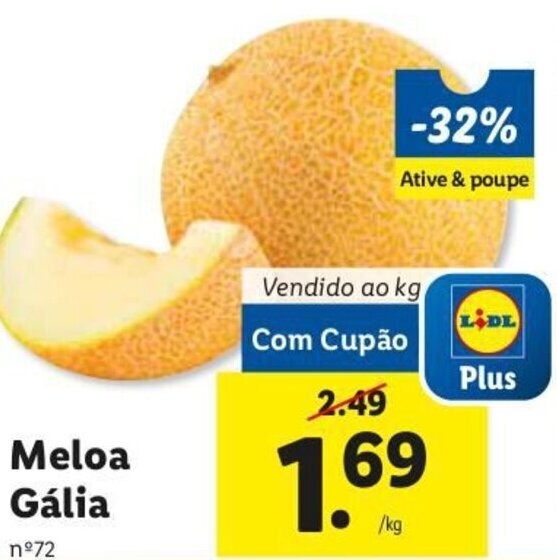 Promoção Meloa Gália em Lidl