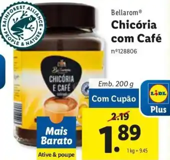 Lidl Bellarom Chicória com Café 200g promoção