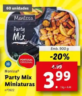 Lidl Monissa Party Mix Miniaturas promoção