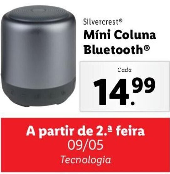 Promoção Silvercrest Mími Coluna Bluetooth em Lidl