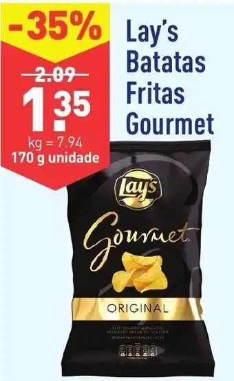 ALDI Lay's Batatas Fritas Gourmet 170g promoção