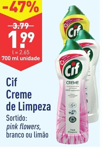 ALDI Cif Creme de Limpeza 700ml promoção