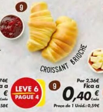 Pingo Doce Croissant Brioche promoção