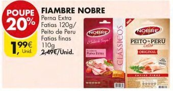 Pingo Doce Fiambre Nobre promoção