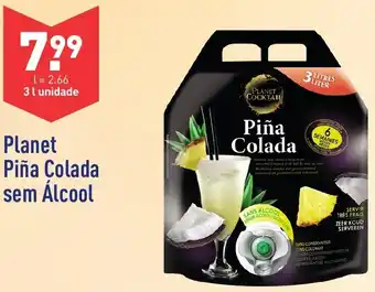 ALDI Planet Piña Colada sem Álcool 3L promoção