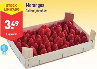 ALDI Morangos Calibre Premium promoção
