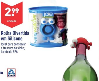 ALDI Rolha Divertida em Silicone promoção