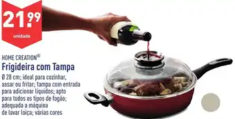 ALDI Home Creation Frigideira com Tampa promoção