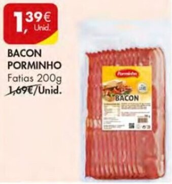 Pingo Doce Bacon Porminho 200g promoção