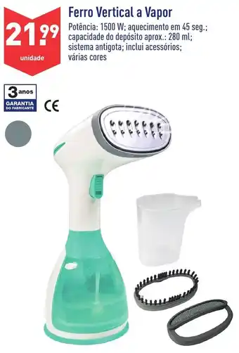 ALDI Ferro Vertical a Vapor 280ml promoção