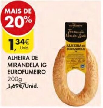 Pingo Doce Alheira de Mirandela ig Eurofumeiro 200g promoção