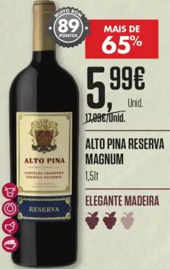 Pingo Doce Alto Pina Reserva Magnum 1,5lt promoção