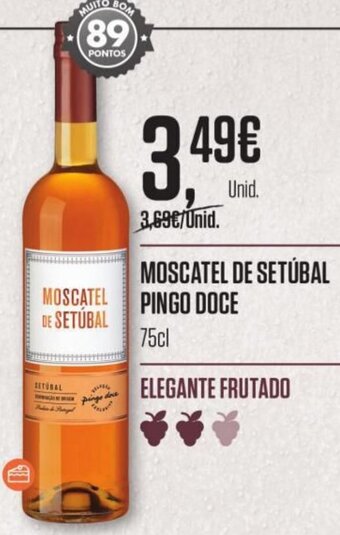Pingo Doce Moscatel de Setúbal Pingo Doce 75cl promoção
