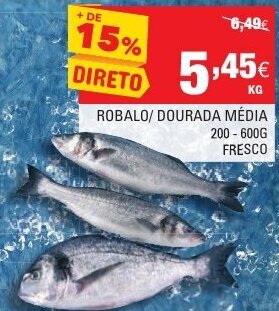 Continente Robalo/Dourada Média 200-600g promoção