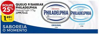 Pingo Doce Queijo P/Barrar Philadelphia 175g promoção