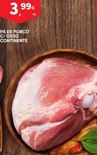 Continente Pá de Porco C/ Osso Continente promoção