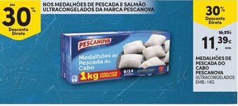 Continente Medalhões de Pescada do Cabo Pescanova 1kg promoção
