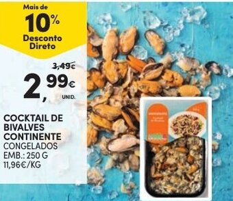 Continente Cocktail de Bivalves Continente 250g promoção