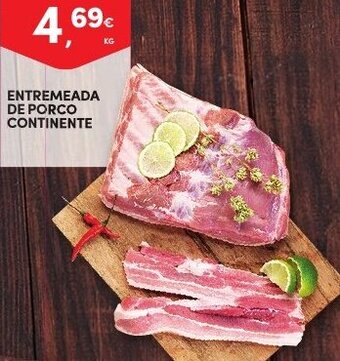 Continente Entremeada de Porco Continente promoção