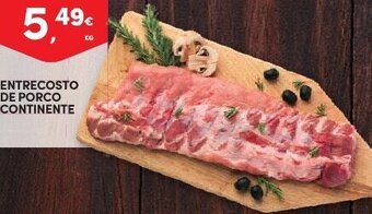Continente Entrecosto de Porco Continente promoção