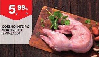 Continente Coelho Inteiro Continente promoção