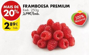 Pingo Doce Framboesa Premium 250g promoção
