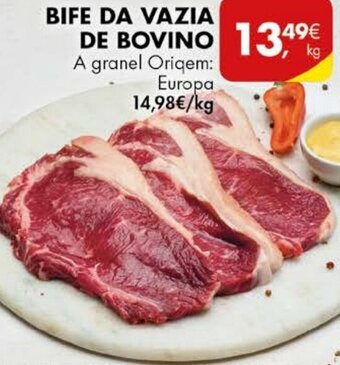 Pingo Doce Bife da Vazia de Bovino promoção