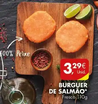 Pingo Doce Burguer de Salmão 110g promoção