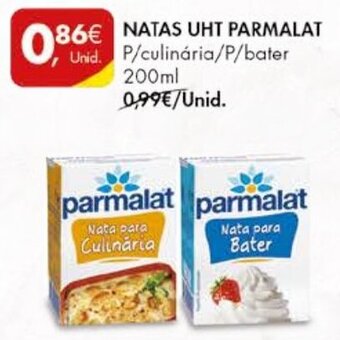Pingo Doce Natas UHT Parmalat 200ml promoção