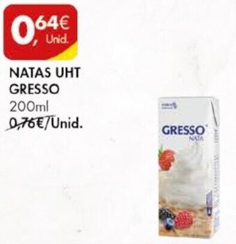 Pingo Doce Natas UHT Gresso 200ml promoção
