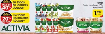 Pingo Doce Topper Activia 170g promoção
