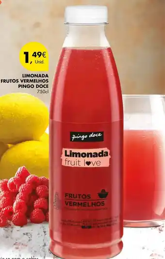 Limonada Frutos Vermelhos Pingo Doce 750cl
