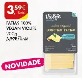 Pingo Doce Lochas-Fatias Vegan Violife 200g promoção
