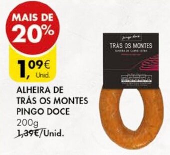 Pingo Doce Alheira de Trás os Montes Pingo Doce 200g promoção